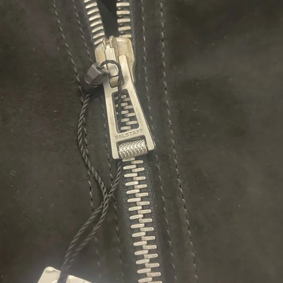 Belstaff Black Suede Edmunds Jacket Sz 52/L - Picture 13 of 13